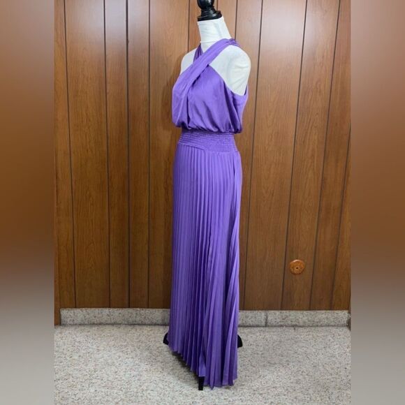 Ramy Brook Arina Halter Neck Pleated Maxi Dress size 2 - Picture 5 of 11